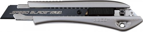 Нож технический 18мм OLFA OL-LTD-AL-LFB с выдвижным лезвием эргономичный  картинка